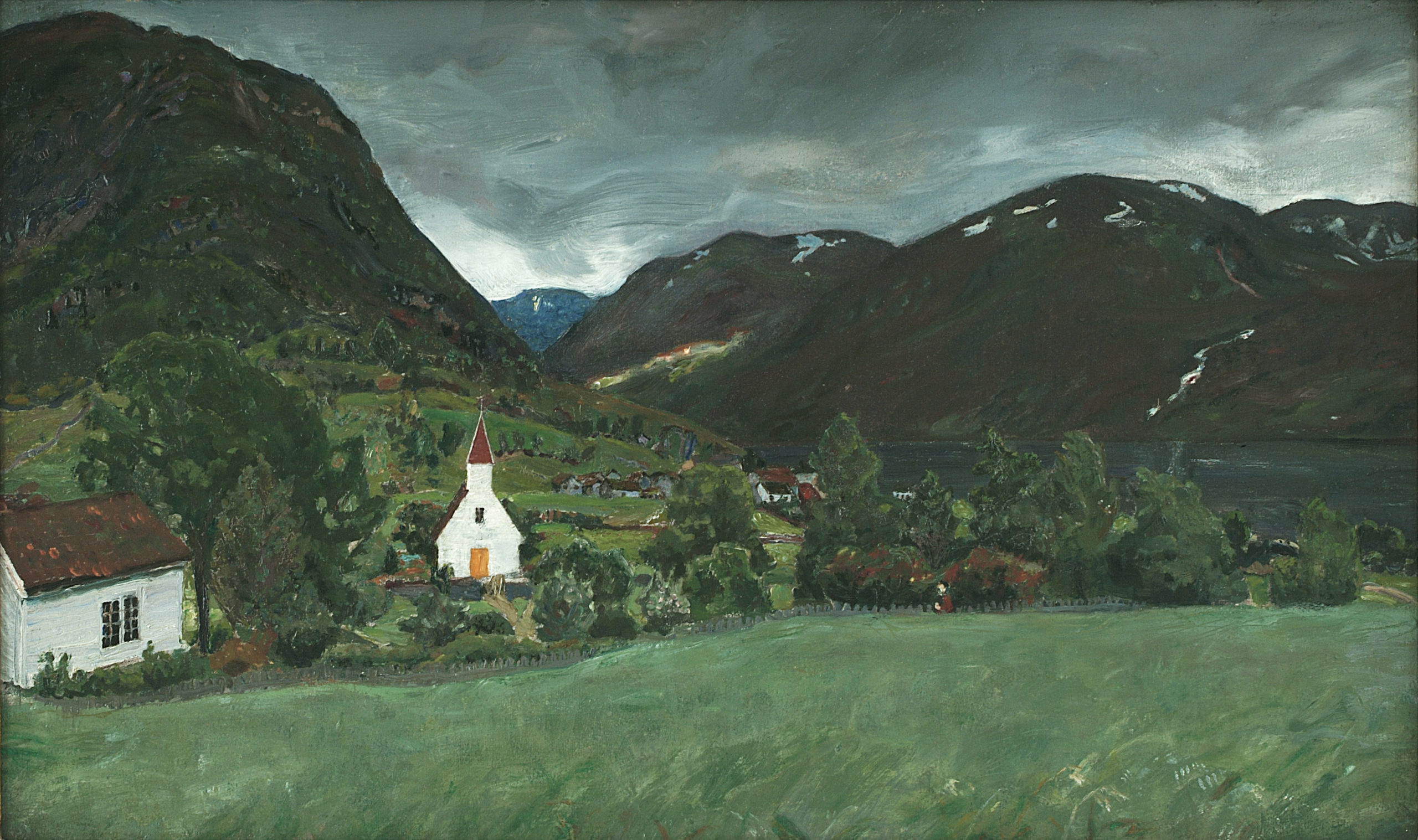 Ålhus prestegård og kirke