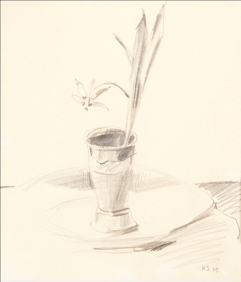 Vase med blomster