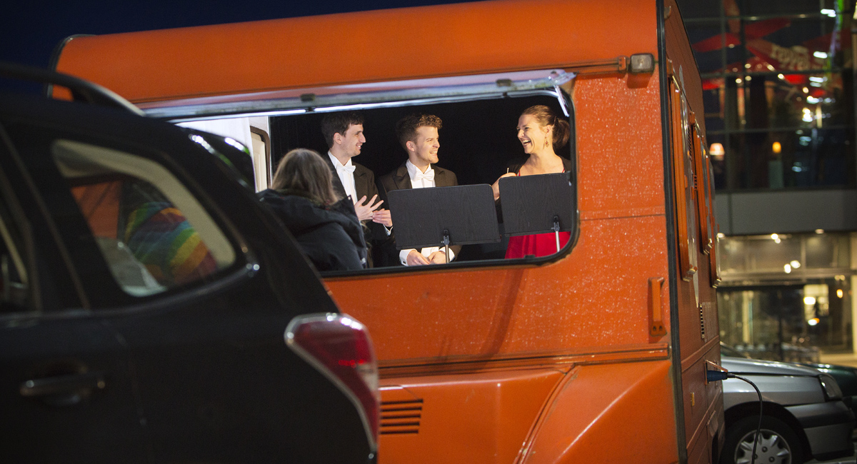 I campingvognen kan du oppleve unike intimkonserter. (Foto: Sverre Chr. Jarild)